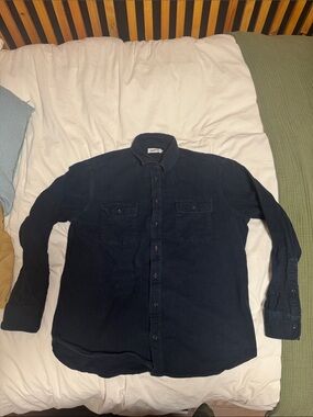 Taylor Stitch Yosemite Shirt in Navy Blue